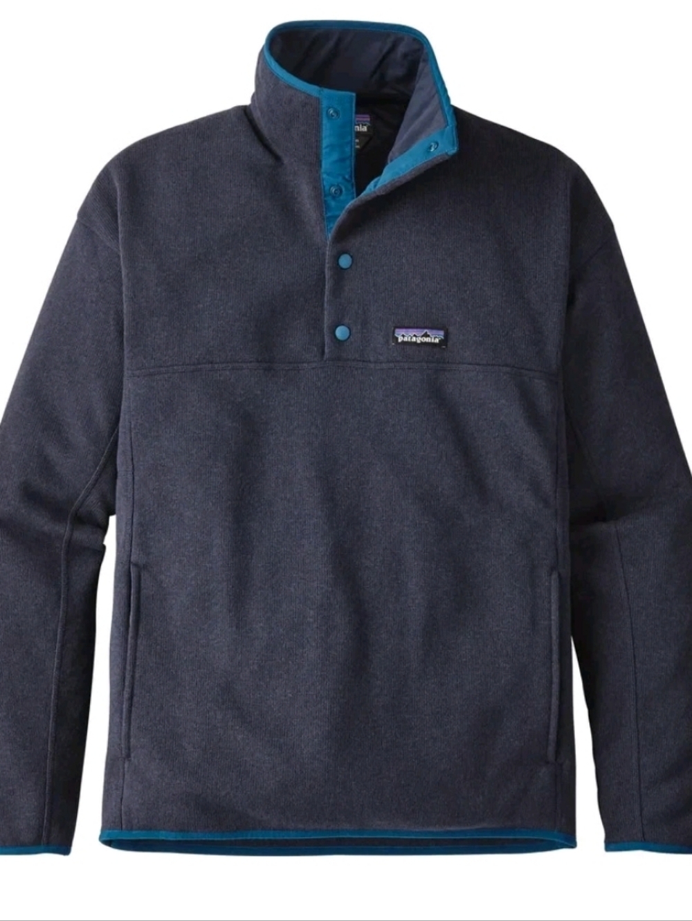 Patagonia Mens Lightweight Better Sweater Marsupial Fleece Pullover L Navy